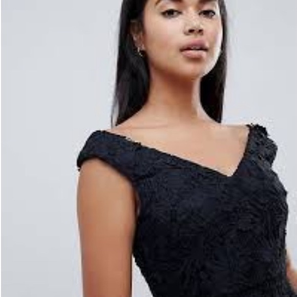 French Connection Bardot lace dress - Picture 2 of 6